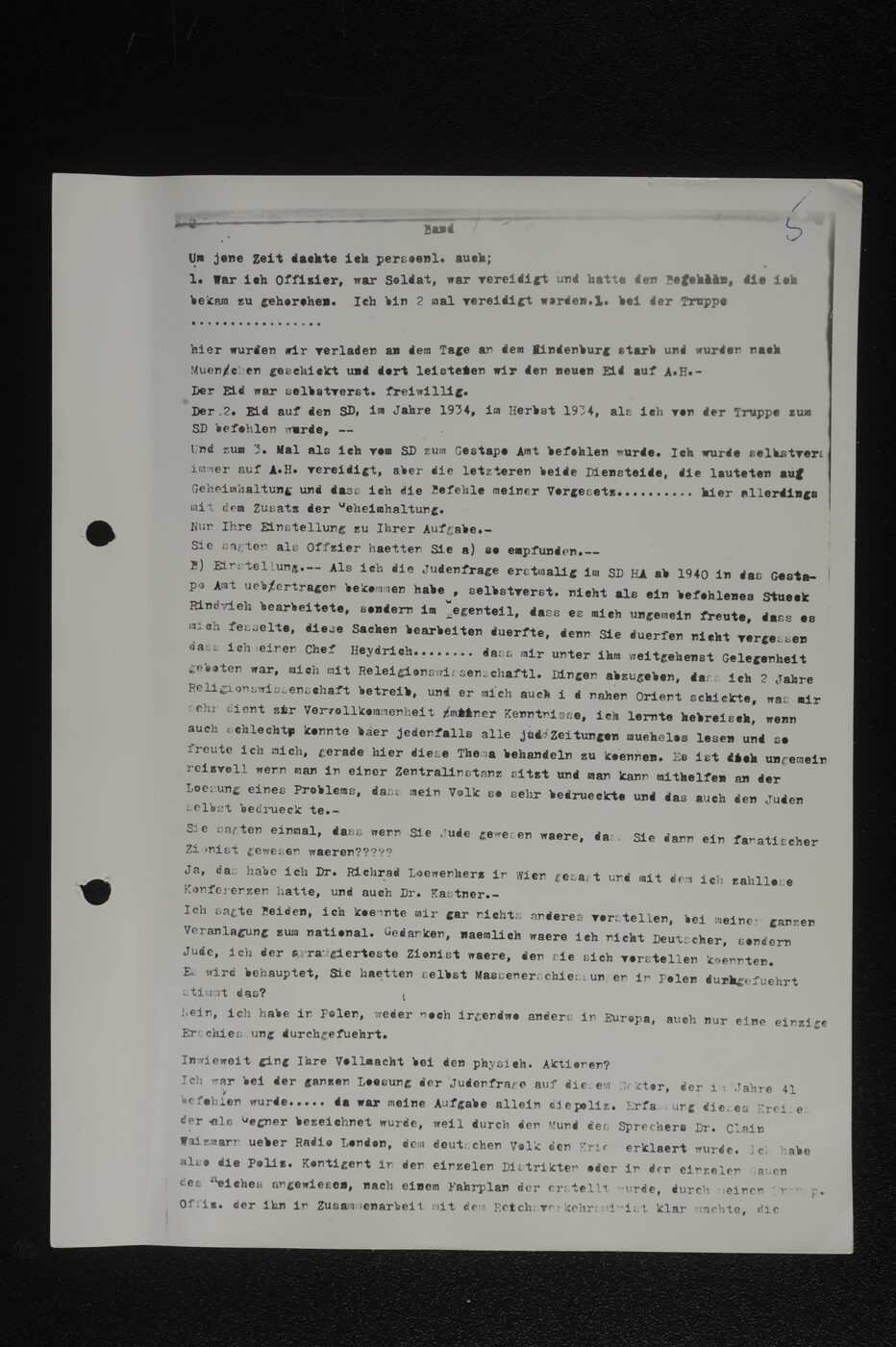 Scan 00006 of the Sassen transcript, O.65 file 85.