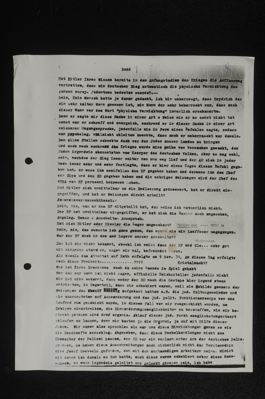 Scan 00009 of the Sassen transcript, O.65 file 85.