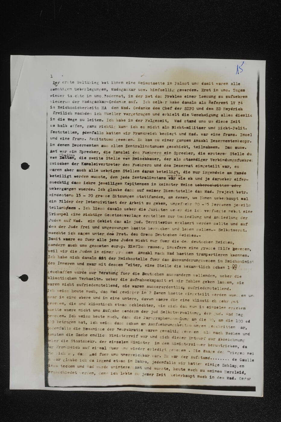 Scan 00016 of the Sassen transcript, O.65 file 85.