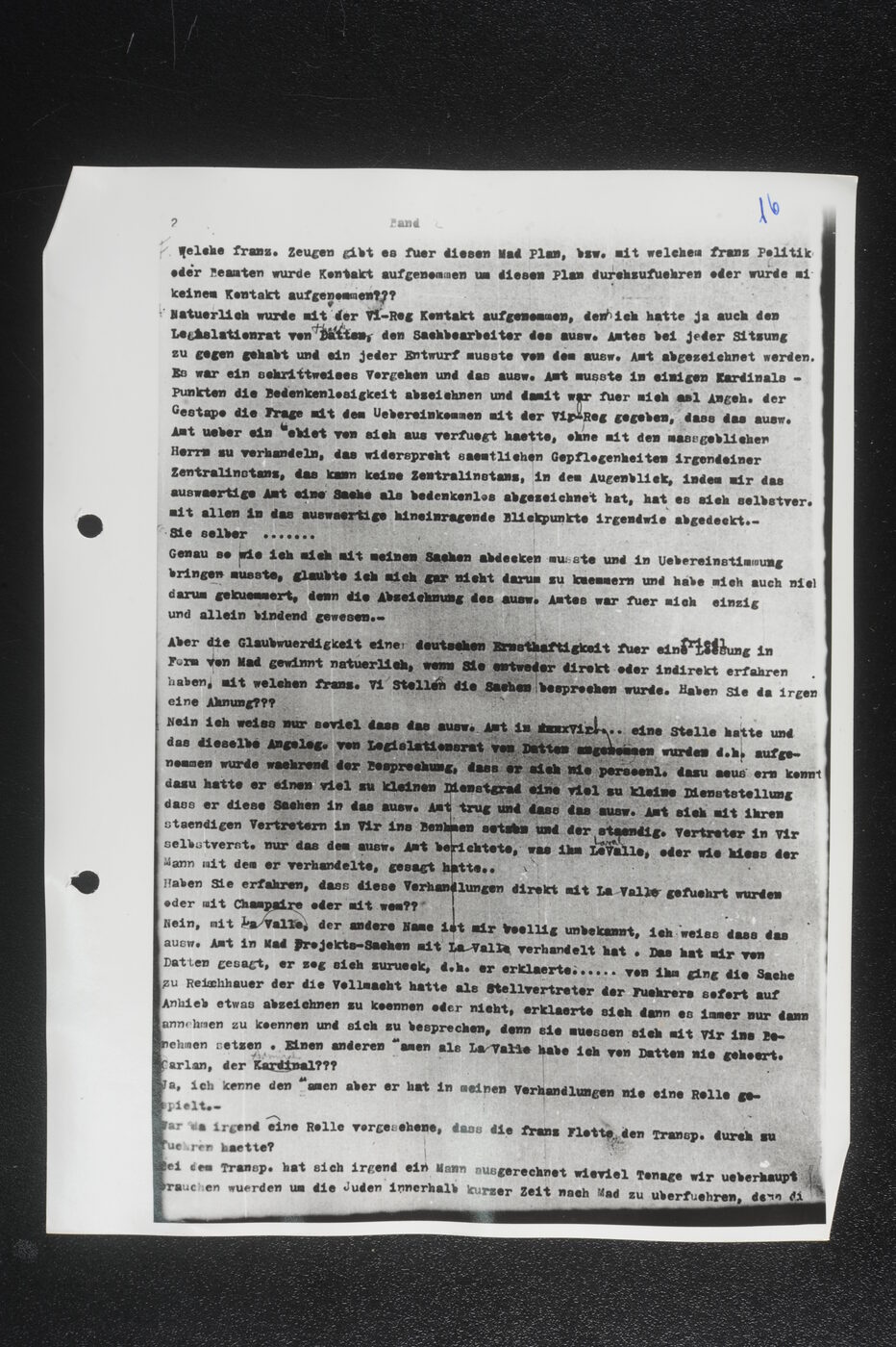Scan 00017 of the Sassen transcript, O.65 file 85.