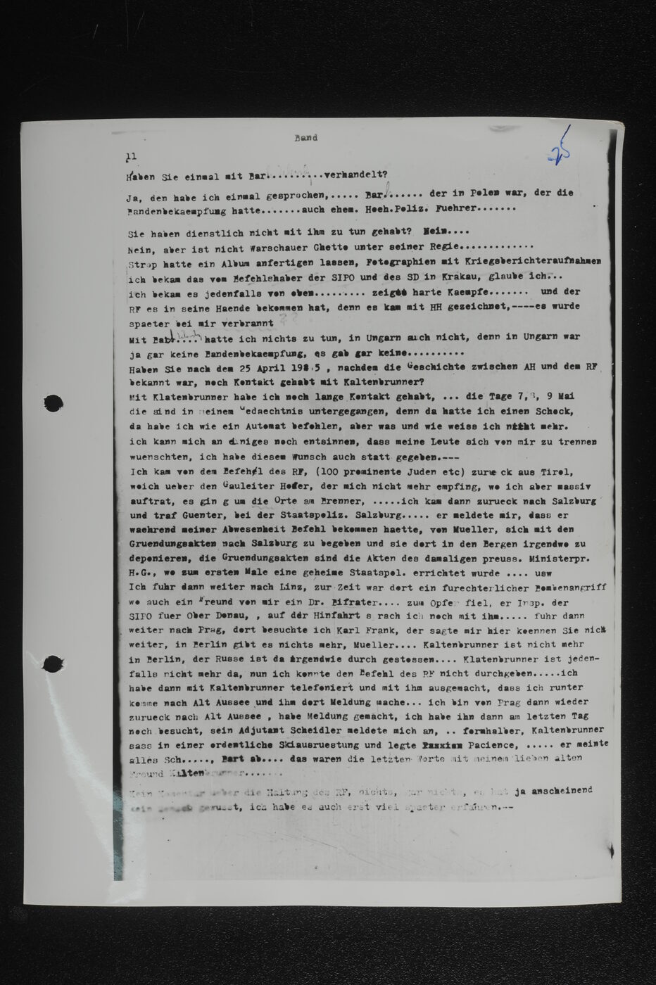 Scan 00026 of the Sassen transcript, O.65 file 85.