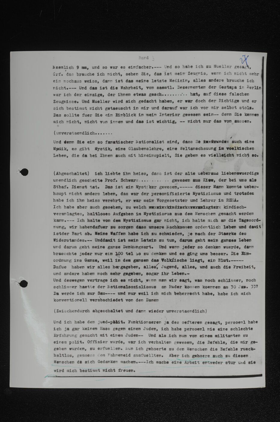 Scan 00028 of the Sassen transcript, O.65 file 85.