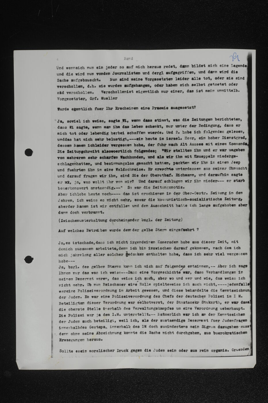 Scan 00030 of the Sassen transcript, O.65 file 85.