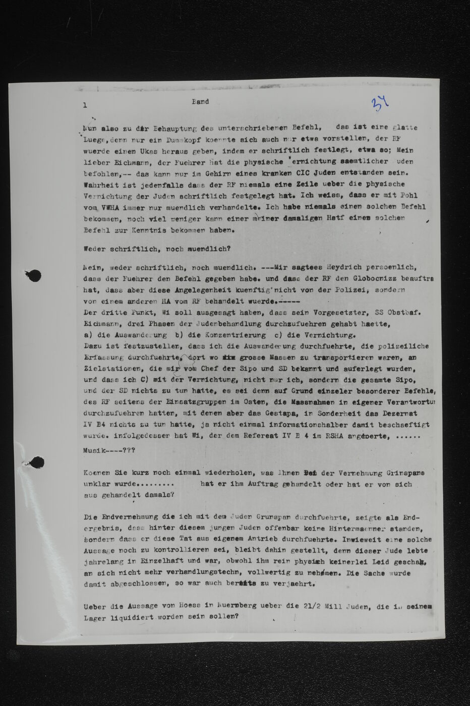 Scan 00035 of the Sassen transcript, O.65 file 85.