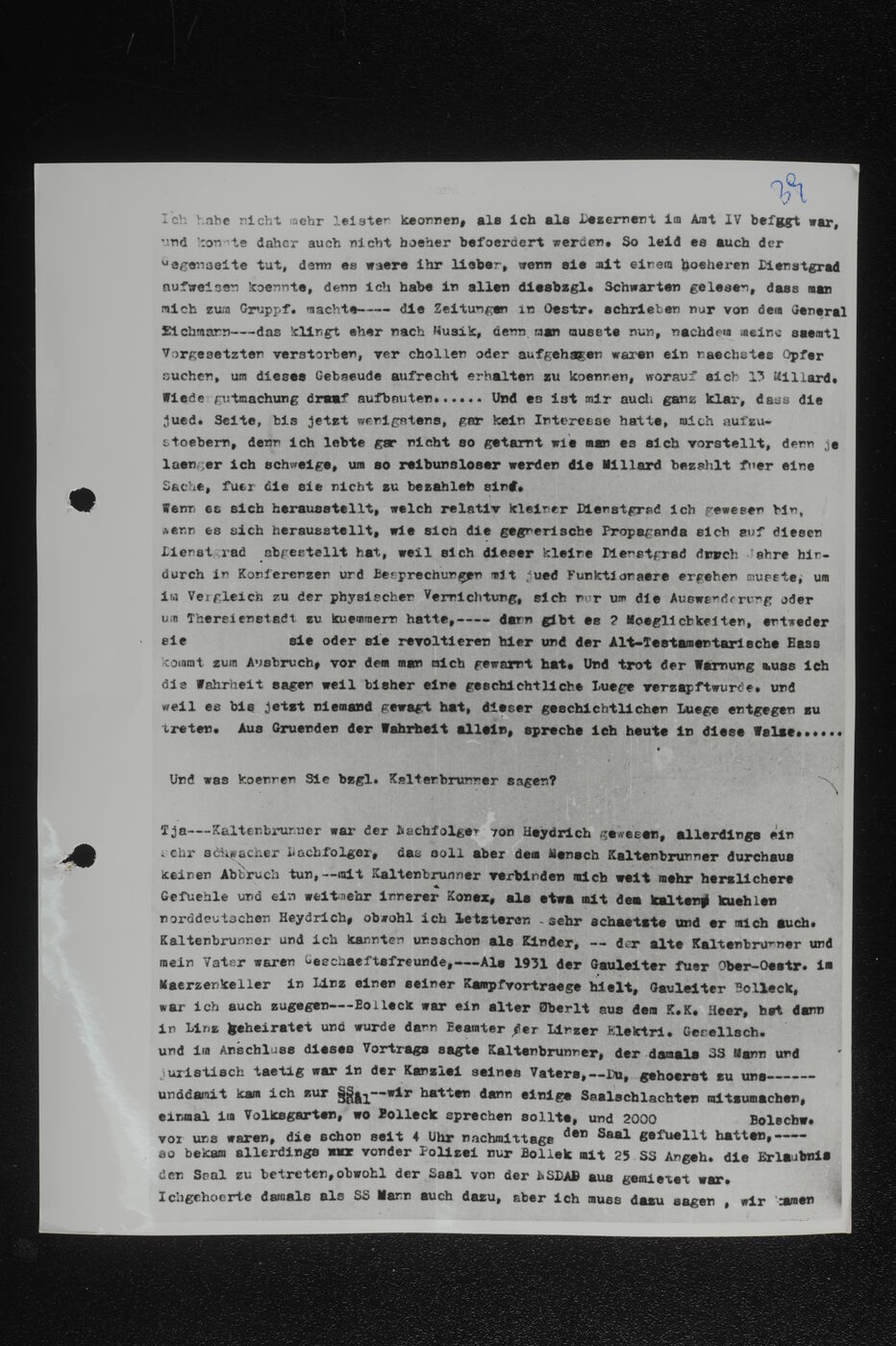 Scan 00040 of the Sassen transcript, O.65 file 85.