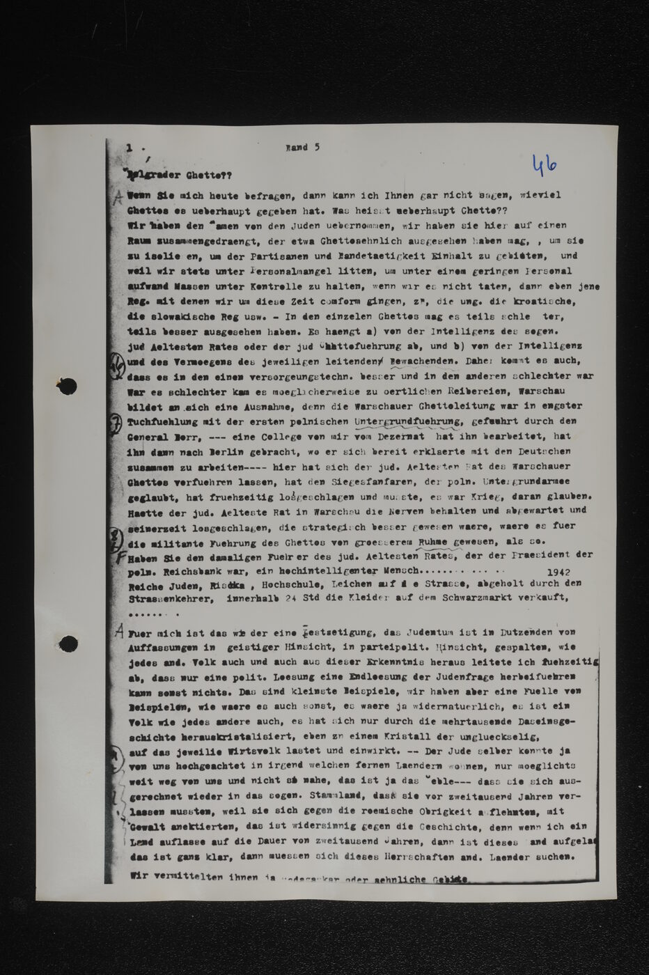 Scan 00047 of the Sassen transcript, O.65 file 85.