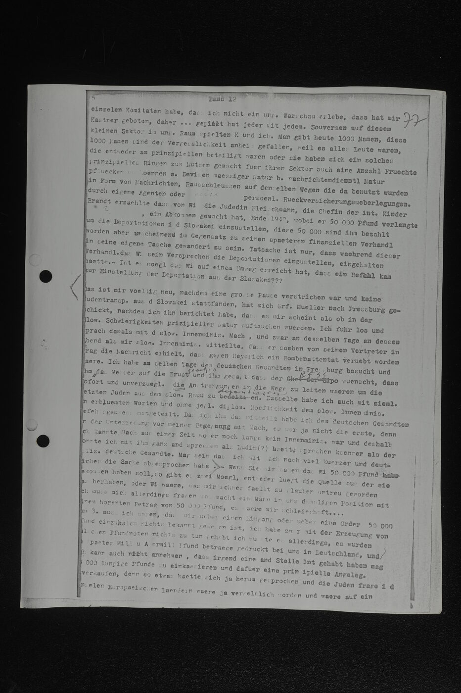 Scan 00078 of the Sassen transcript, O.65 file 85.