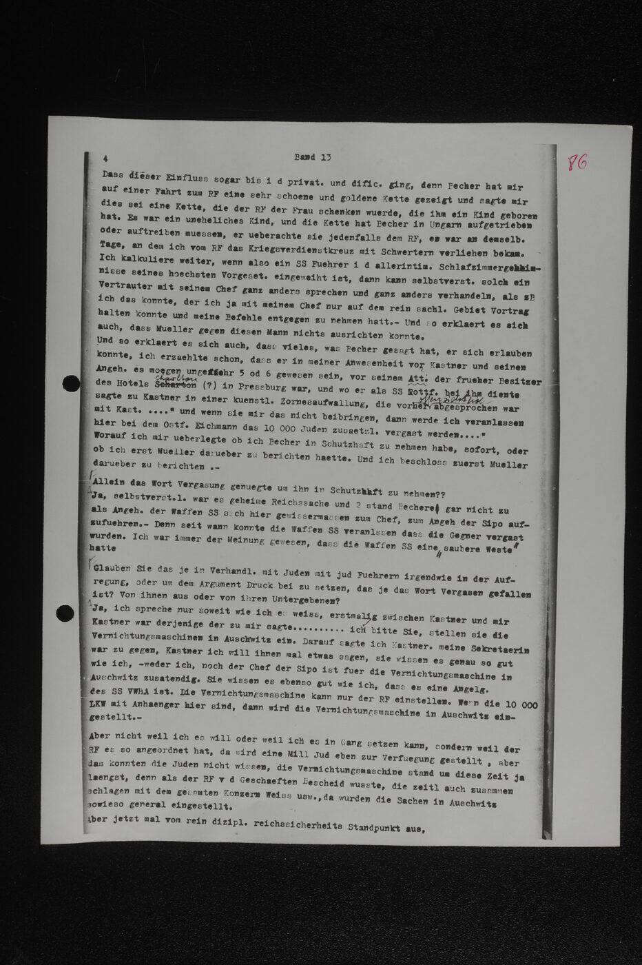 Scan 00087 of the Sassen transcript, O.65 file 85.