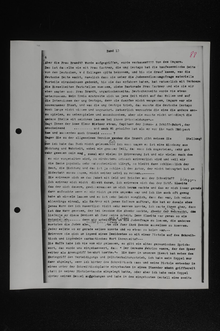 Scan 00089 of the Sassen transcript, O.65 file 85.