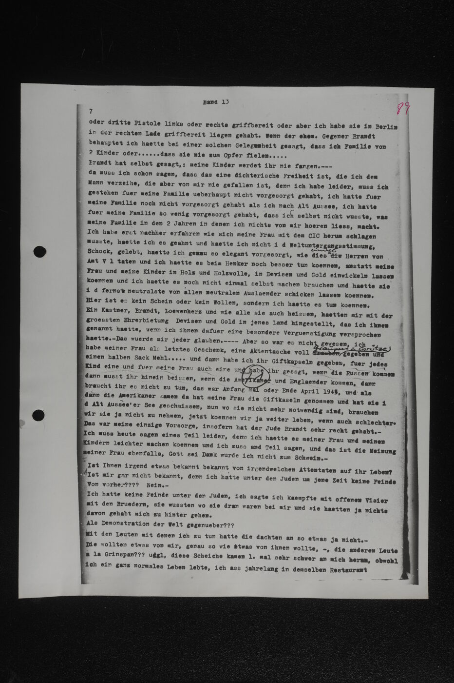 Scan 00090 of the Sassen transcript, O.65 file 85.