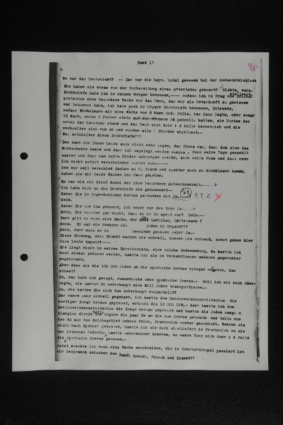 Scan 00091 of the Sassen transcript, O.65 file 85.
