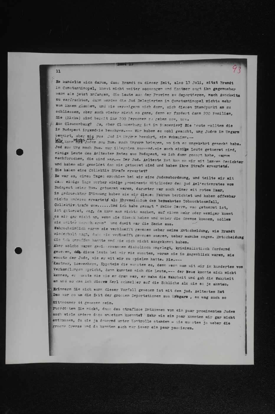 Scan 00094 of the Sassen transcript, O.65 file 85.