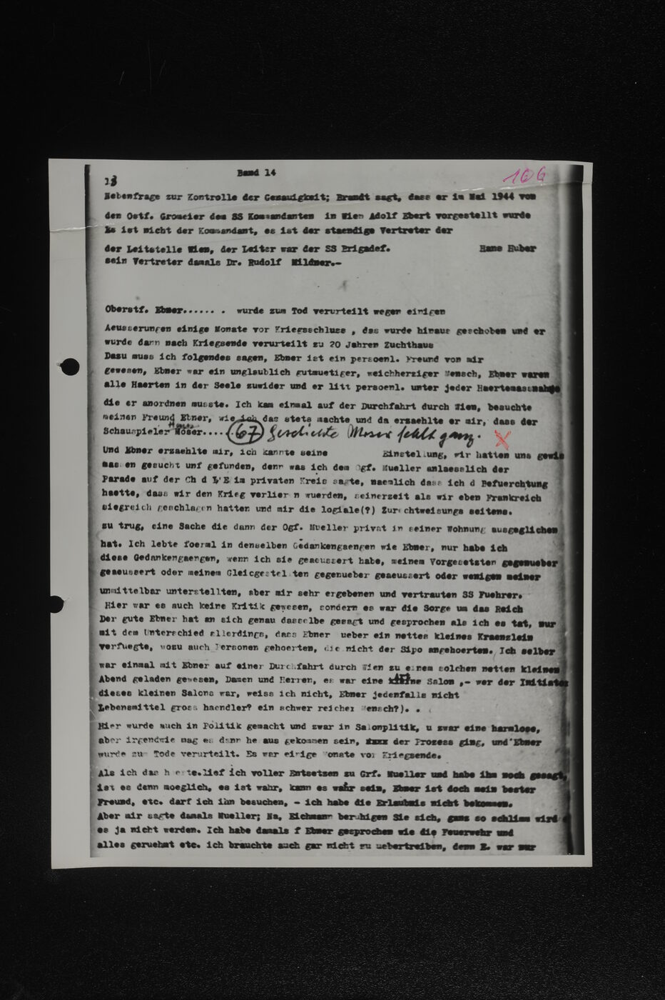Scan 00107 of the Sassen transcript, O.65 file 85.