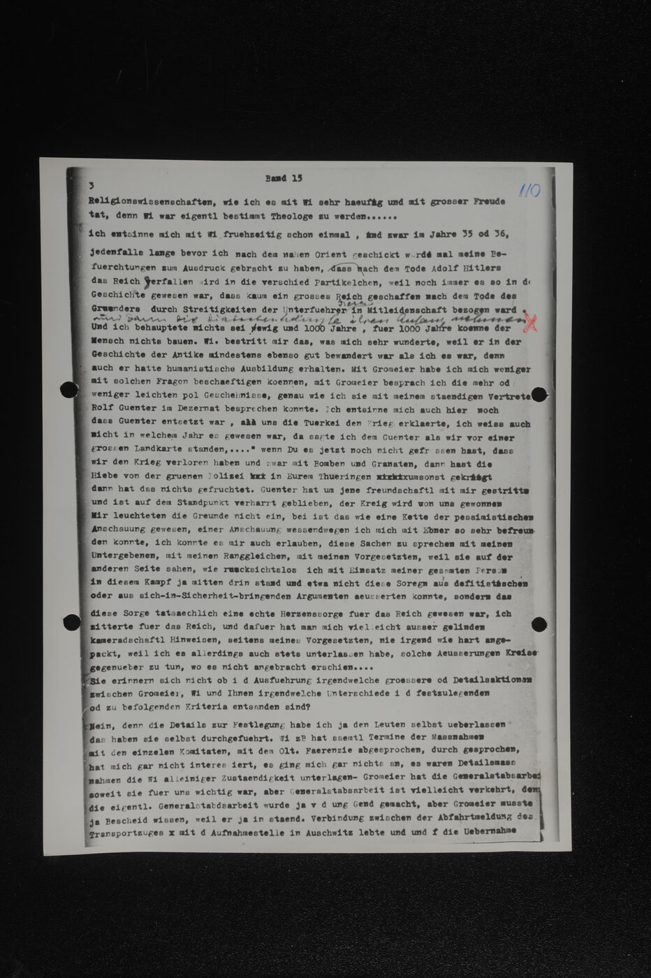 Scan 00111 of the Sassen transcript, O.65 file 85.