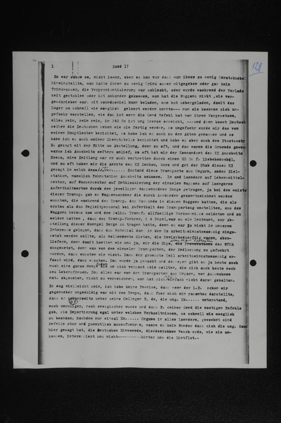 Scan 00128 of the Sassen transcript, O.65 file 85.