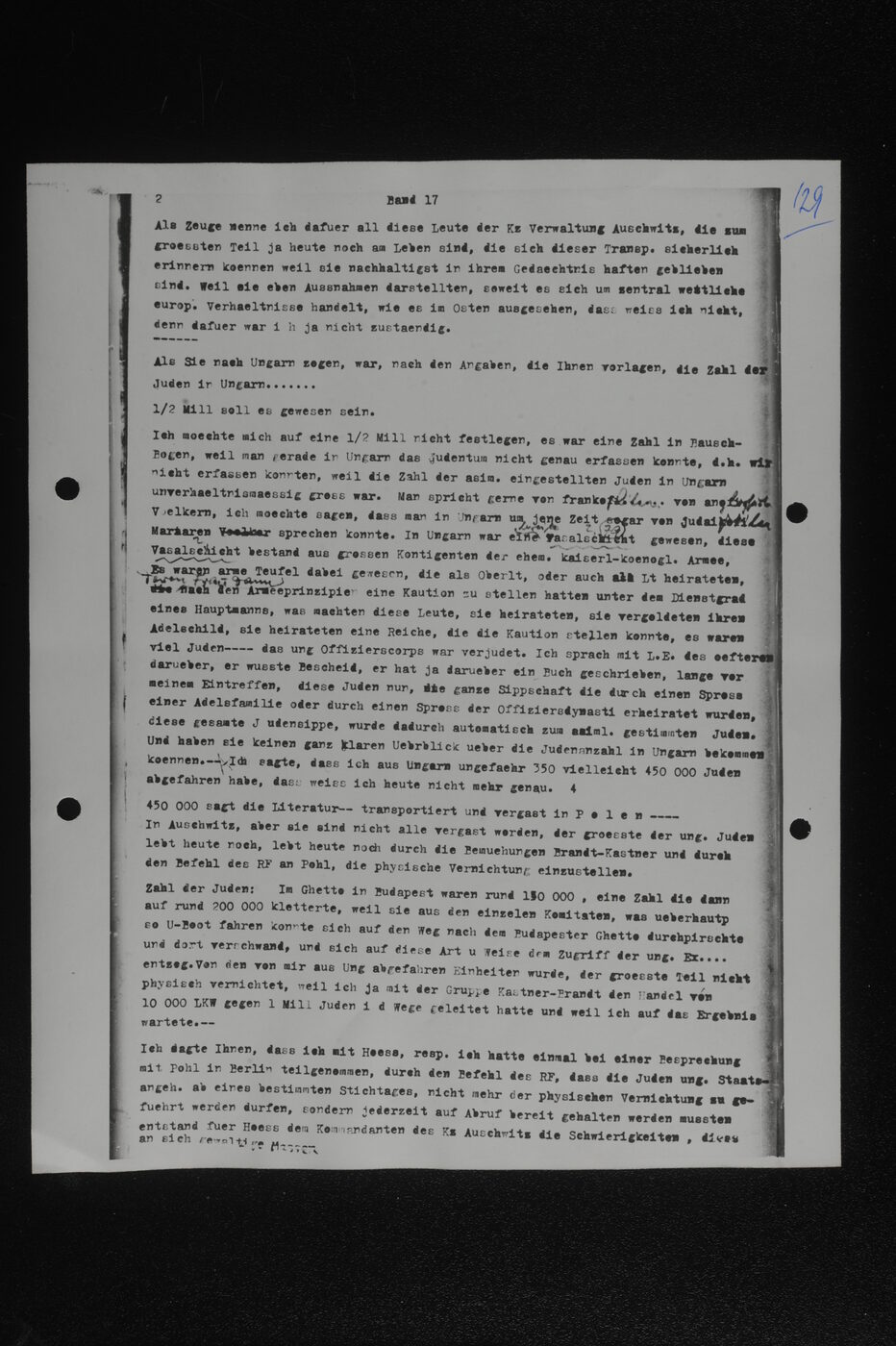 Scan 00129 of the Sassen transcript, O.65 file 85.