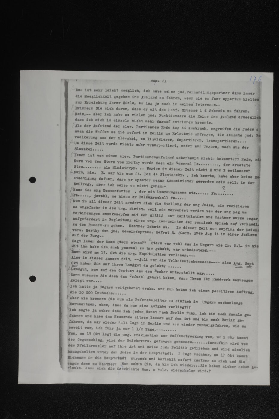 Scan 00029 of the Sassen transcript, O.65 file 86.