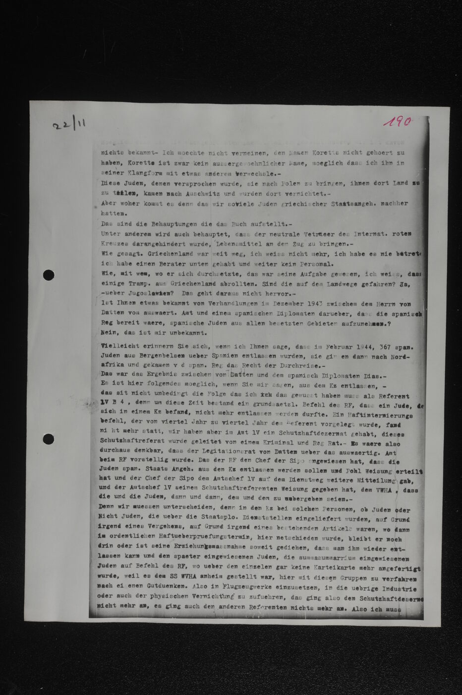 Scan 00043 of the Sassen transcript, O.65 file 86.