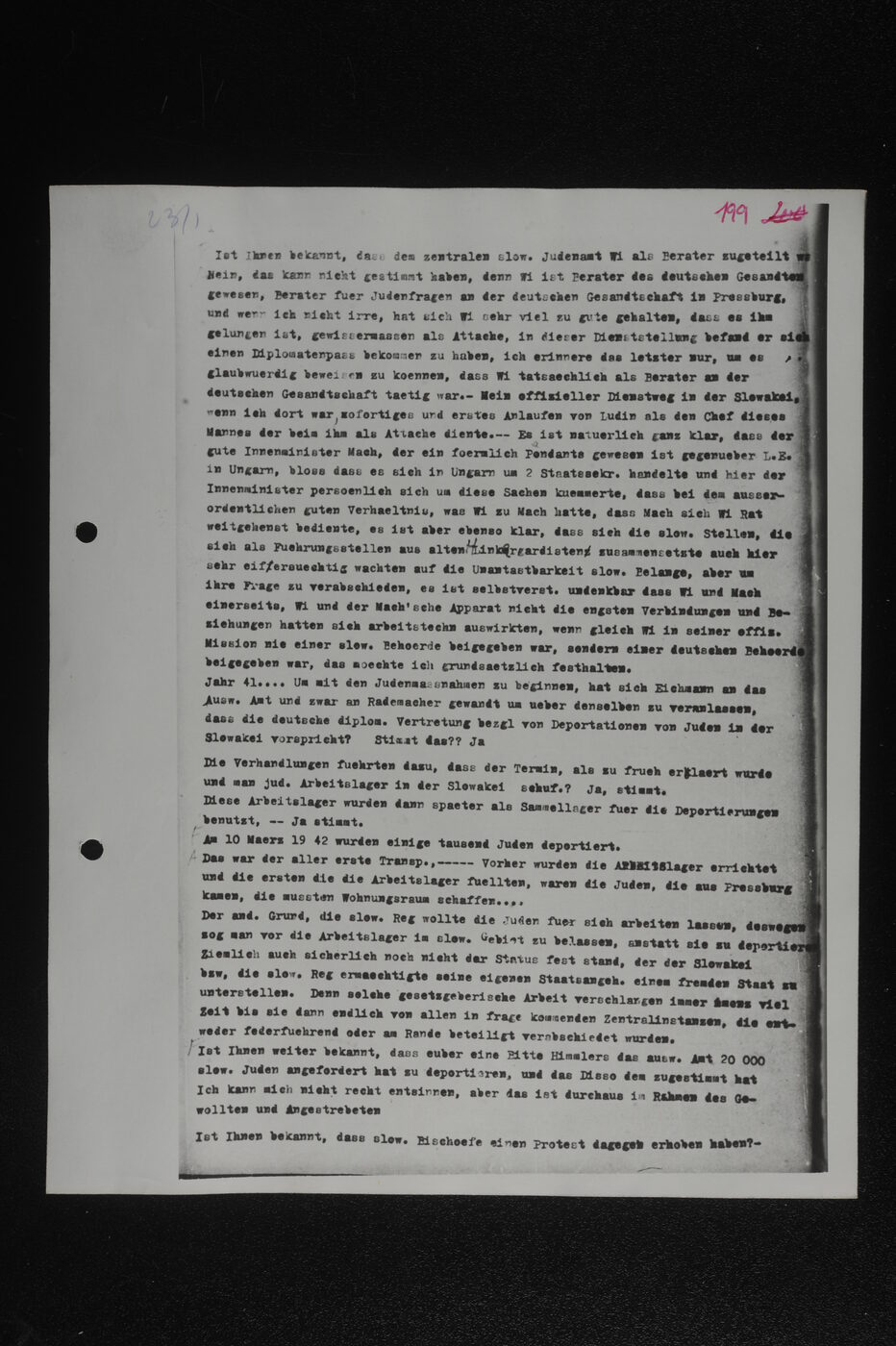 Scan 00052 of the Sassen transcript, O.65 file 86.