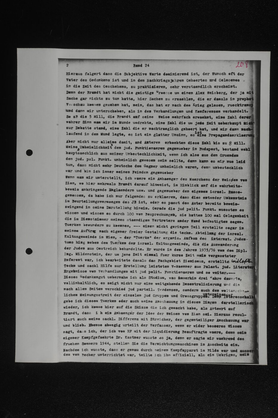 Scan 00061 of the Sassen transcript, O.65 file 86.