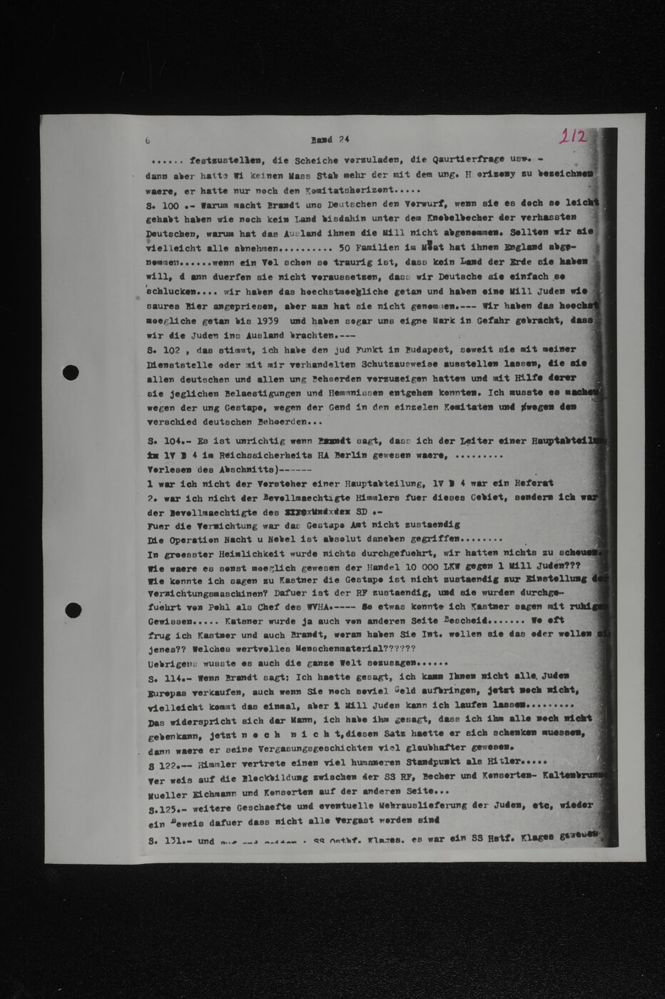 Scan 00065 of the Sassen transcript, O.65 file 86.