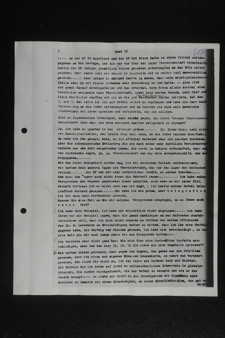 Scan 00070 of the Sassen transcript, O.65 file 86.