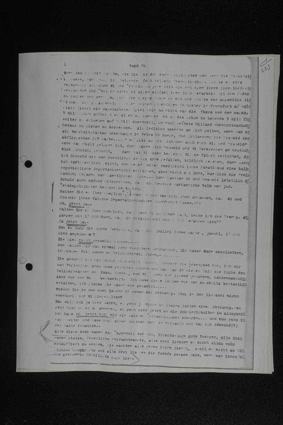 Scan 00076 of the Sassen transcript, O.65 file 86.