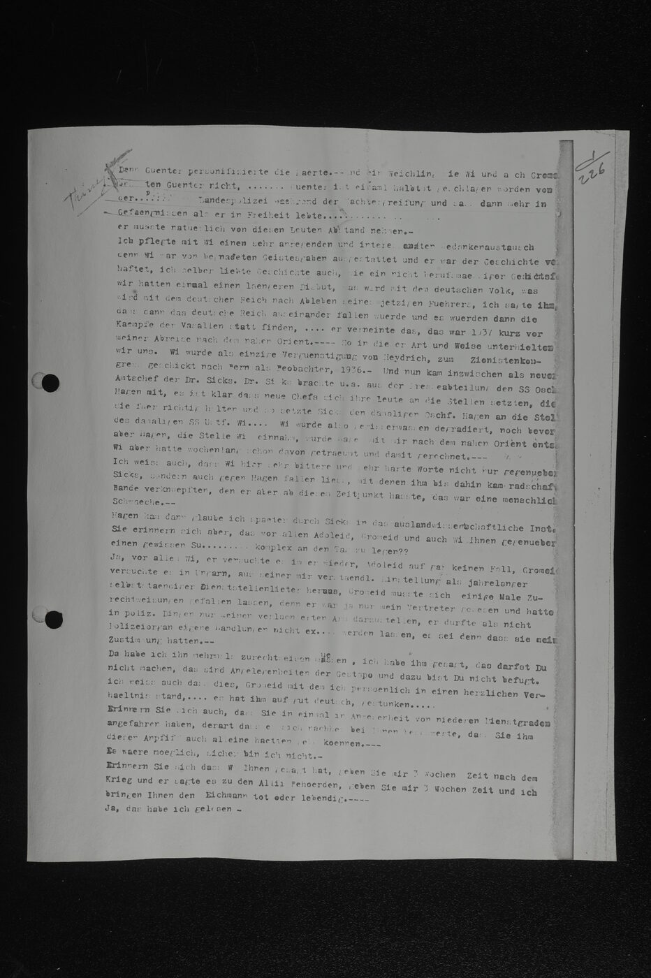 Scan 00078 of the Sassen transcript, O.65 file 86.