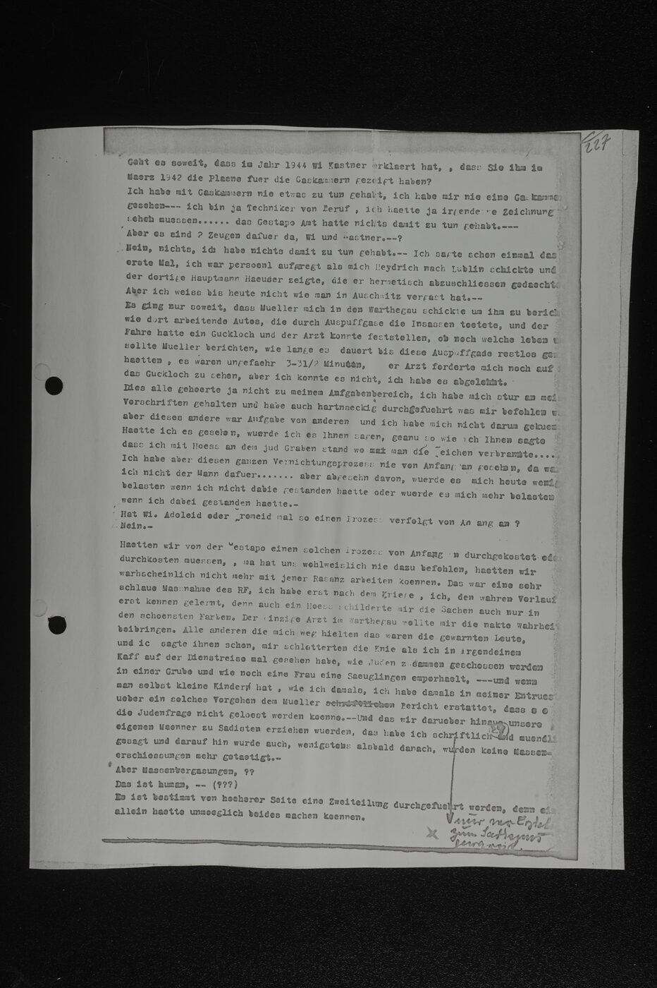 Scan 00079 of the Sassen transcript, O.65 file 86.