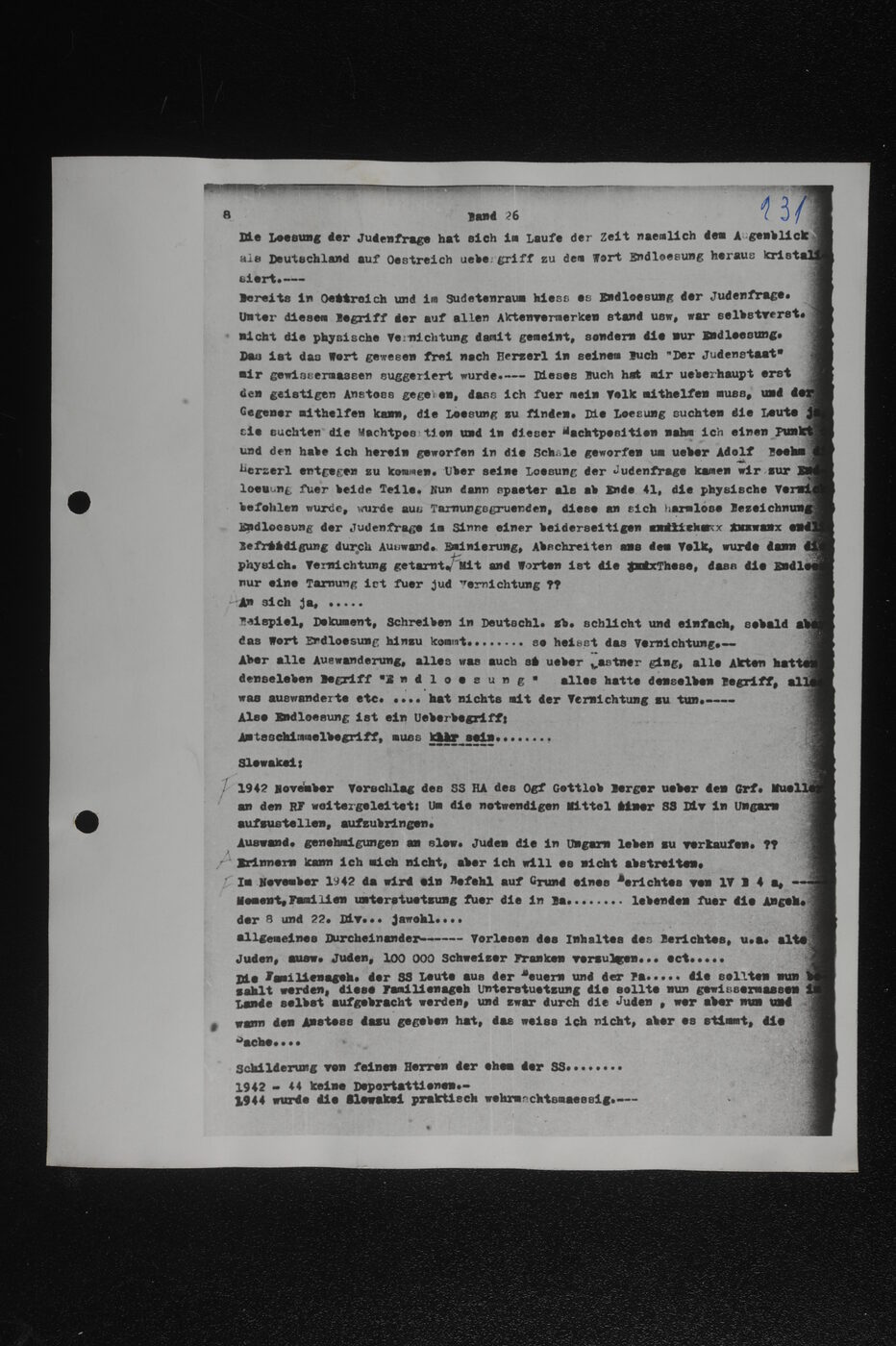 Scan 00083 of the Sassen transcript, O.65 file 86.