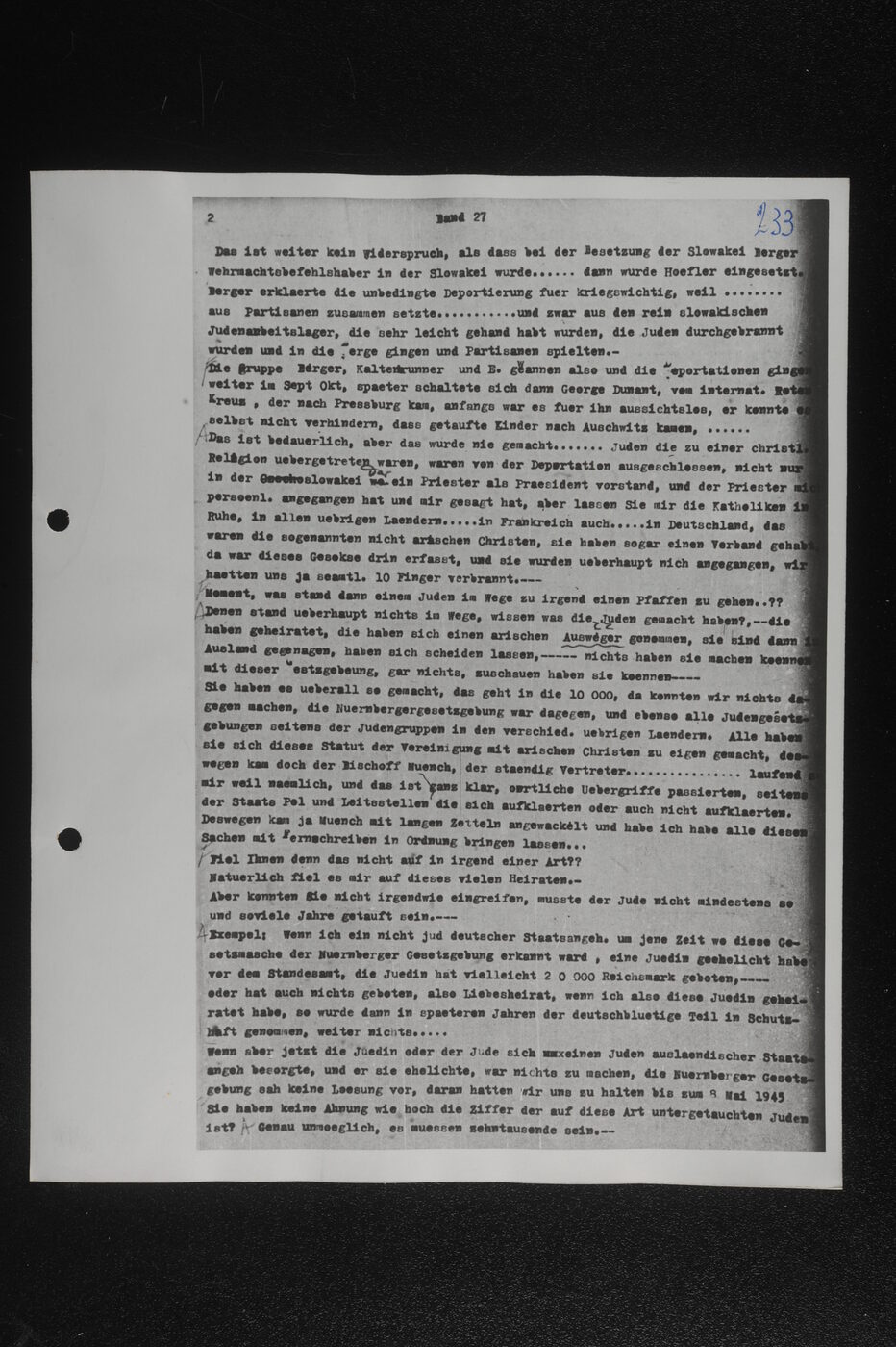 Scan 00085 of the Sassen transcript, O.65 file 86.