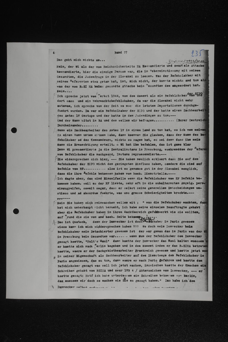 Scan 00087 of the Sassen transcript, O.65 file 86.