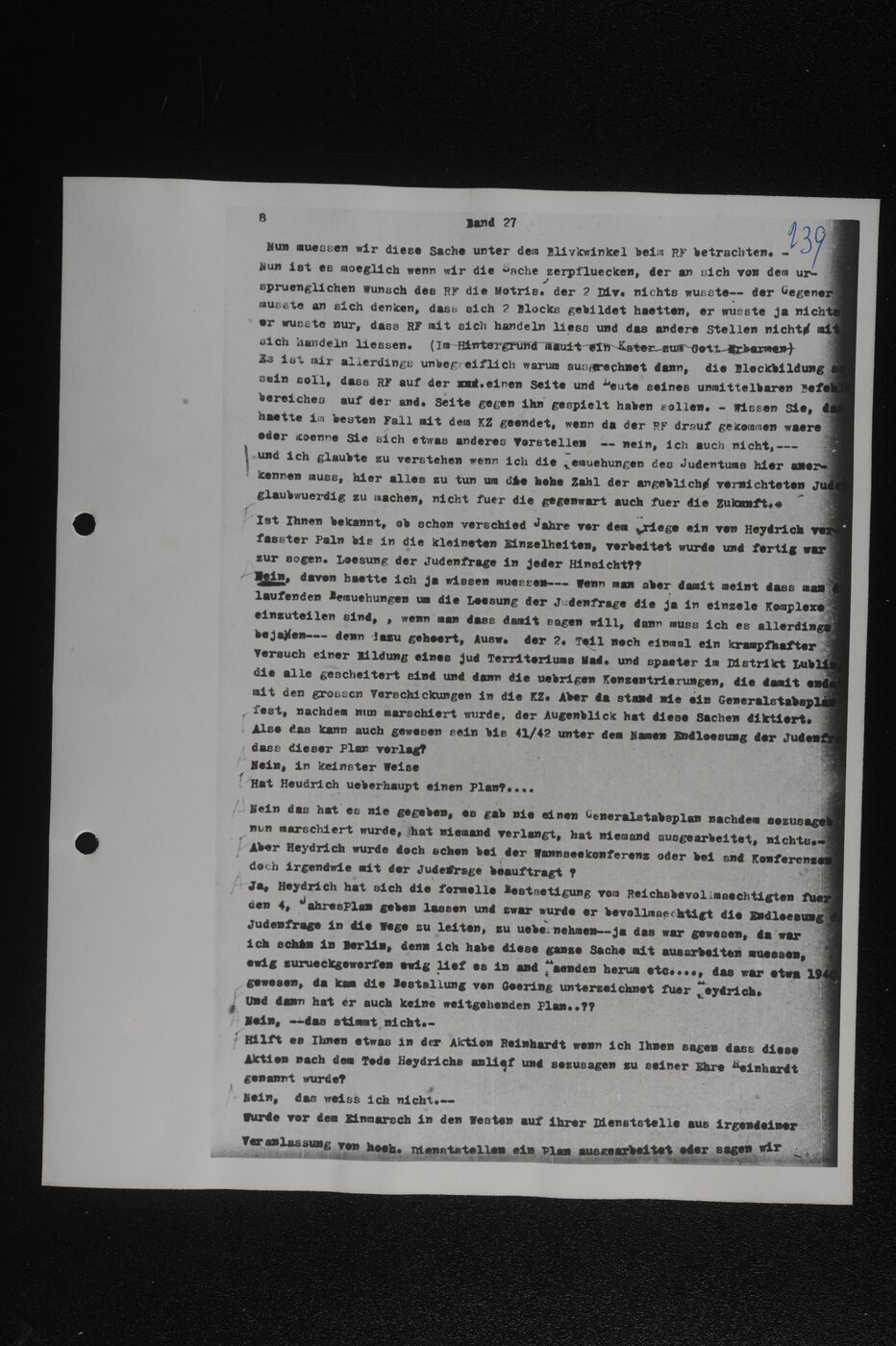 Scan 00091 of the Sassen transcript, O.65 file 86.
