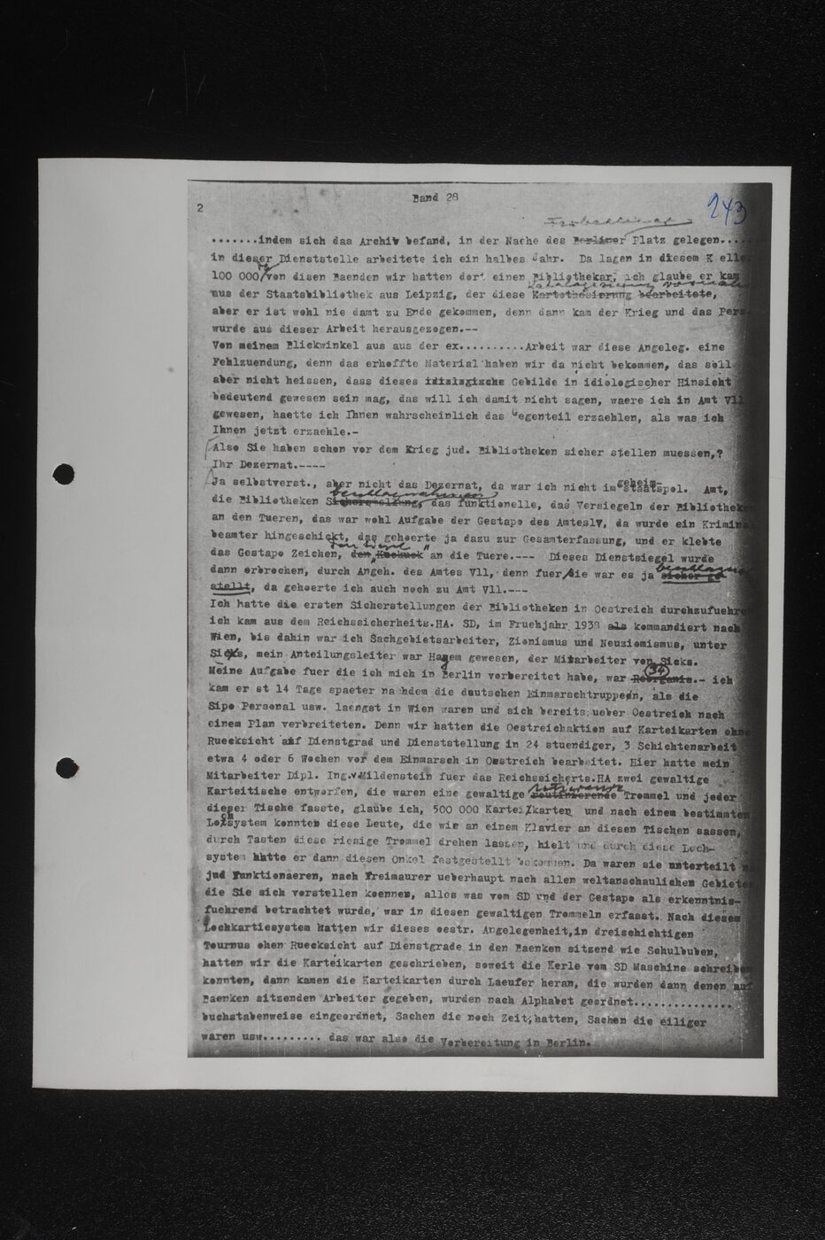 Scan 00095 of the Sassen transcript, O.65 file 86.