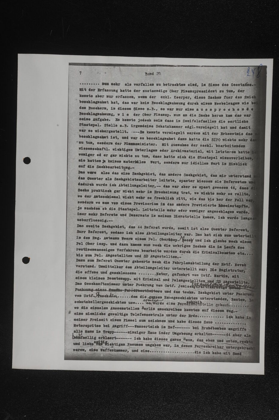 Scan 00100 of the Sassen transcript, O.65 file 86.