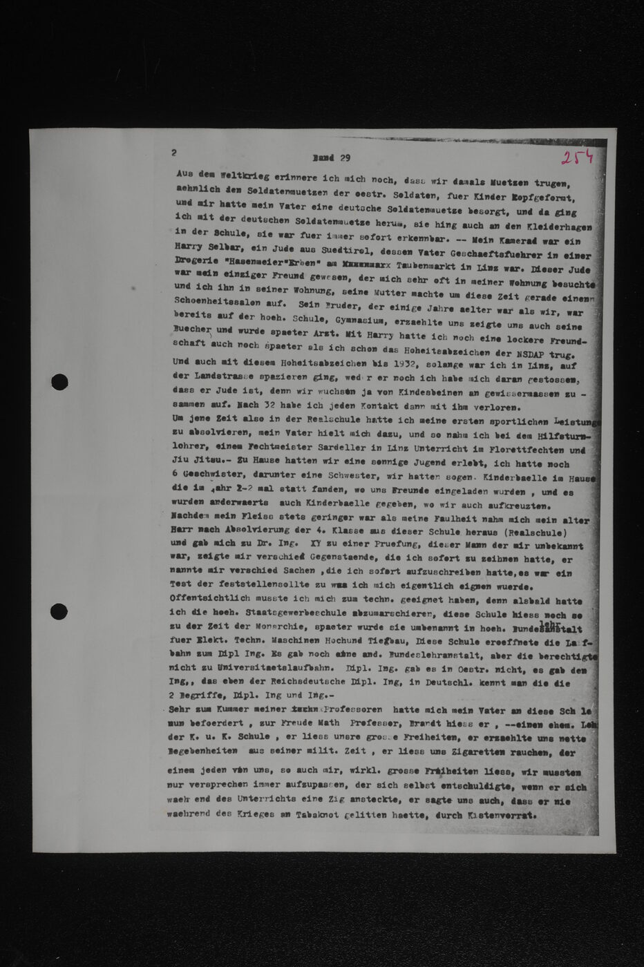 Scan 00106 of the Sassen transcript, O.65 file 86.
