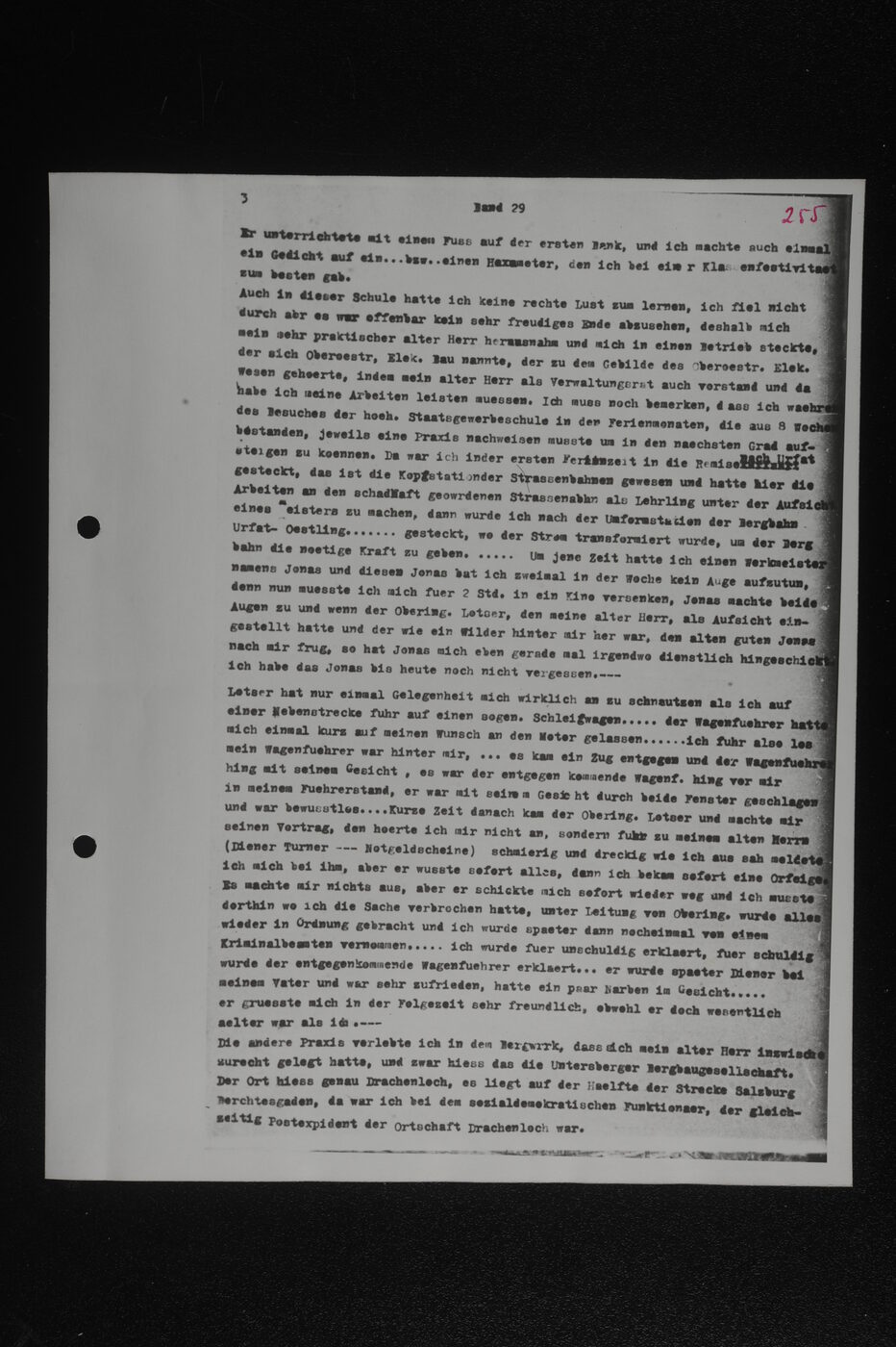 Scan 00107 of the Sassen transcript, O.65 file 86.