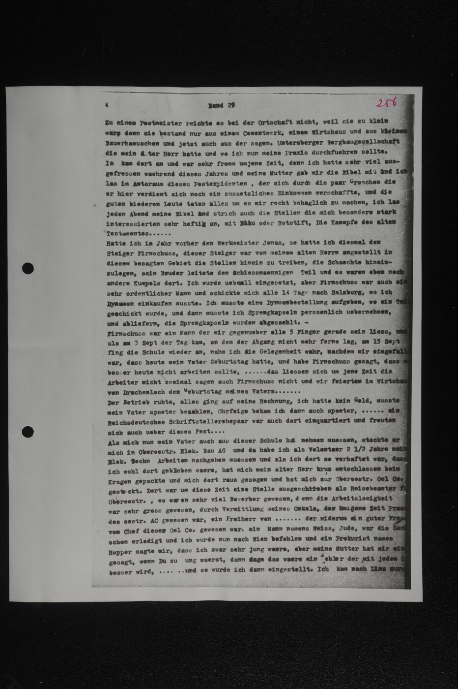Scan 00108 of the Sassen transcript, O.65 file 86.