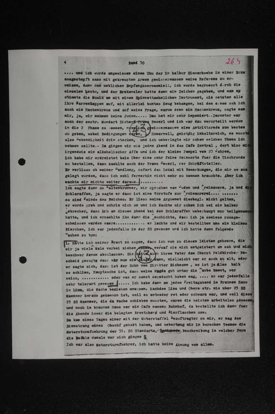 Scan 00116 of the Sassen transcript, O.65 file 86.