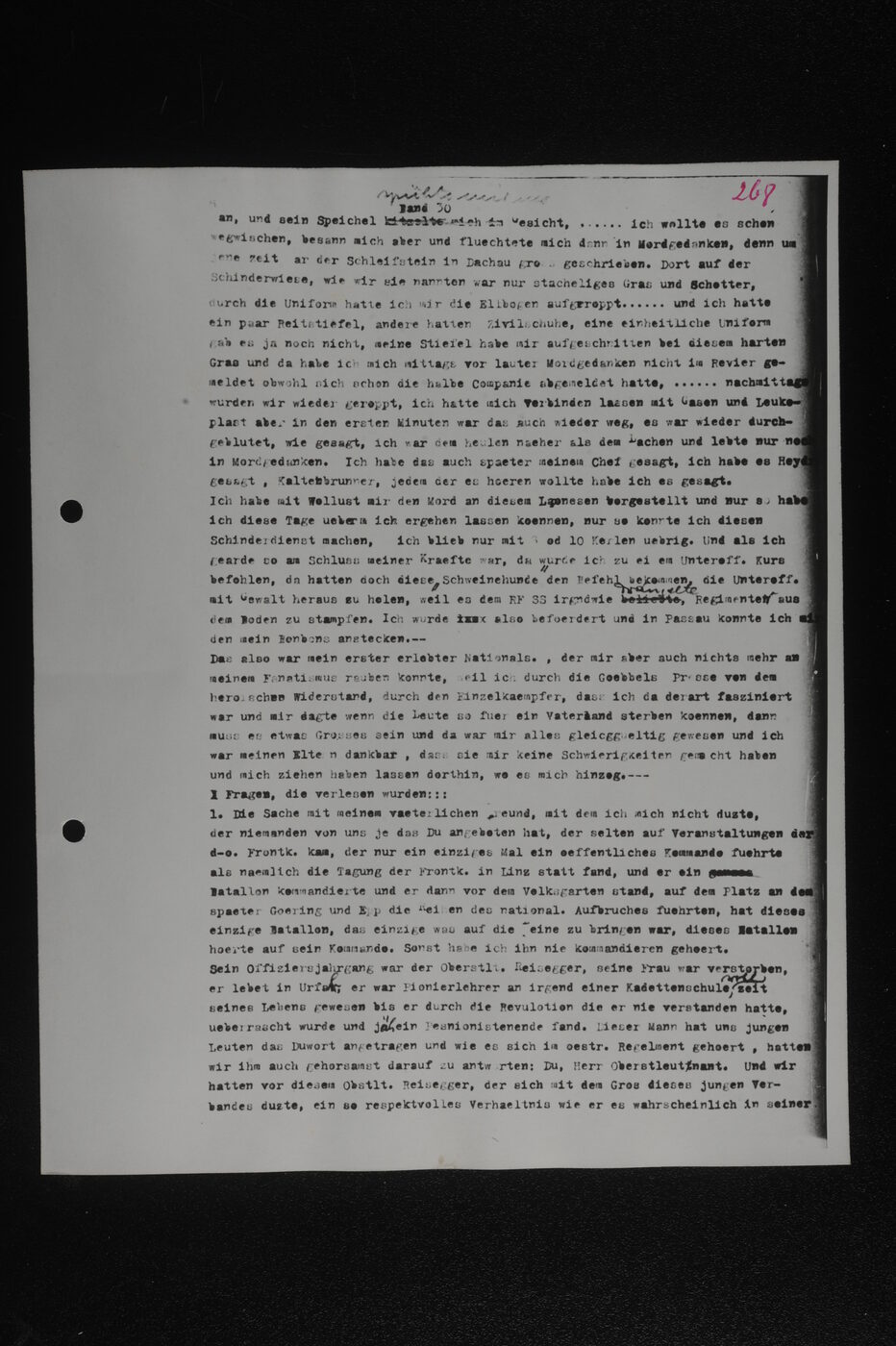 Scan 00120 of the Sassen transcript, O.65 file 86.