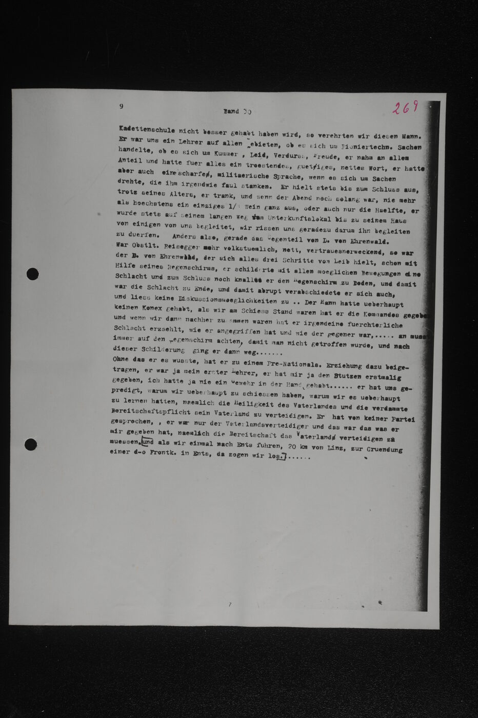 Scan 00121 of the Sassen transcript, O.65 file 86.