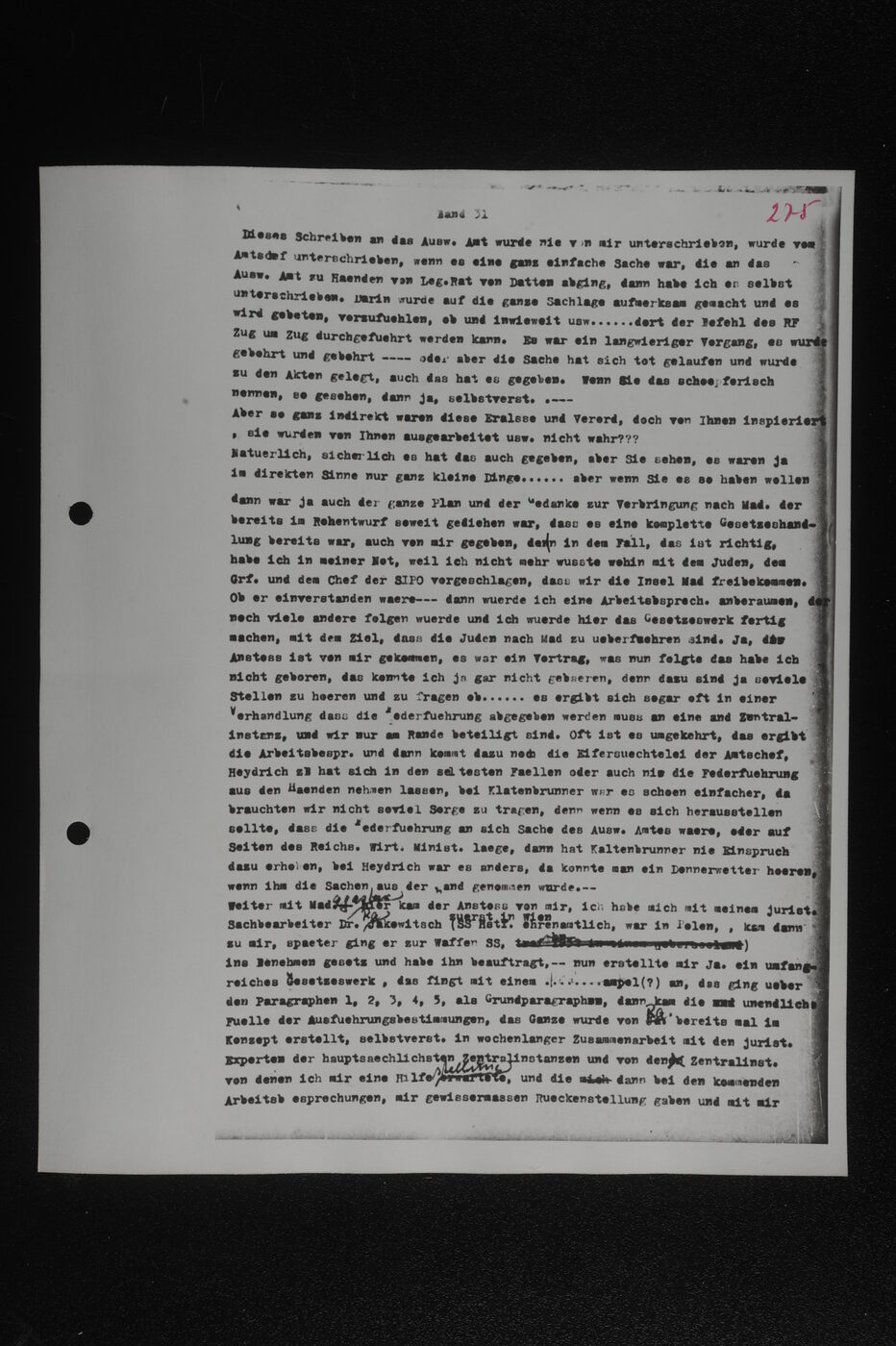 Scan 00127 of the Sassen transcript, O.65 file 86.