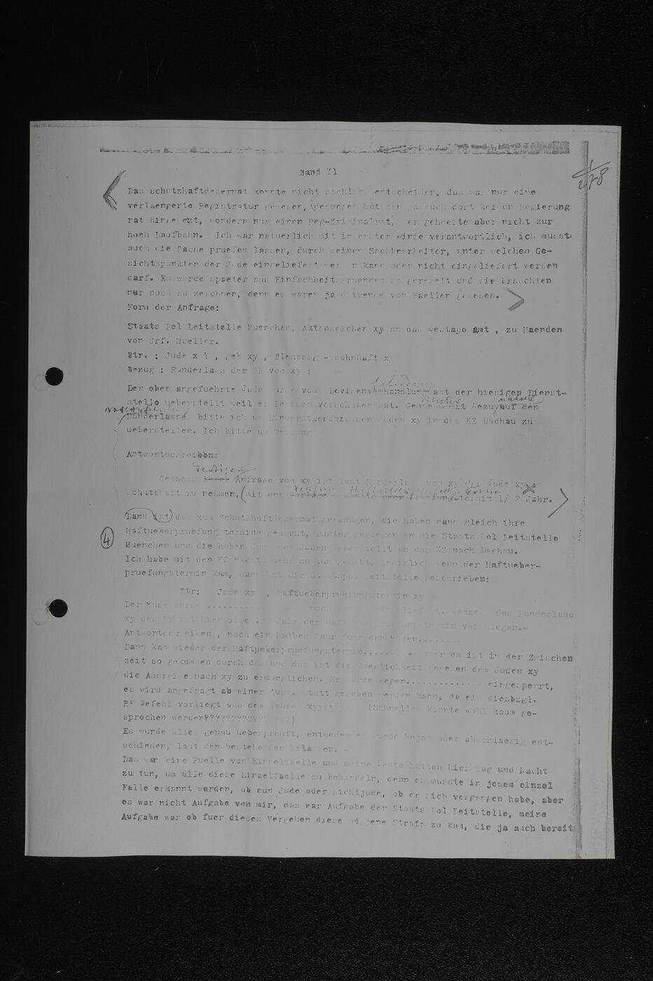 Scan 00130 of the Sassen transcript, O.65 file 86.