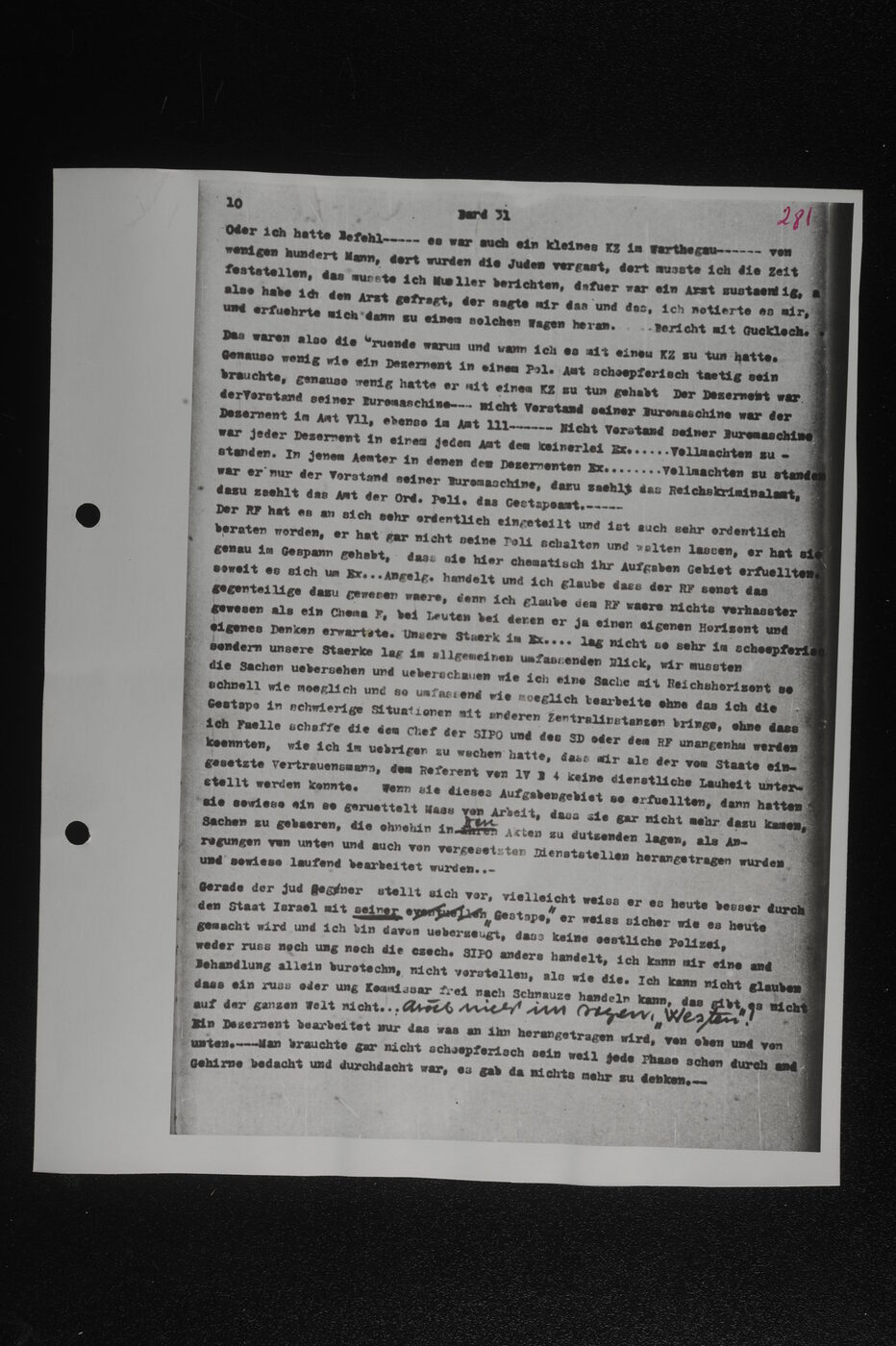 Scan 00133 of the Sassen transcript, O.65 file 86.