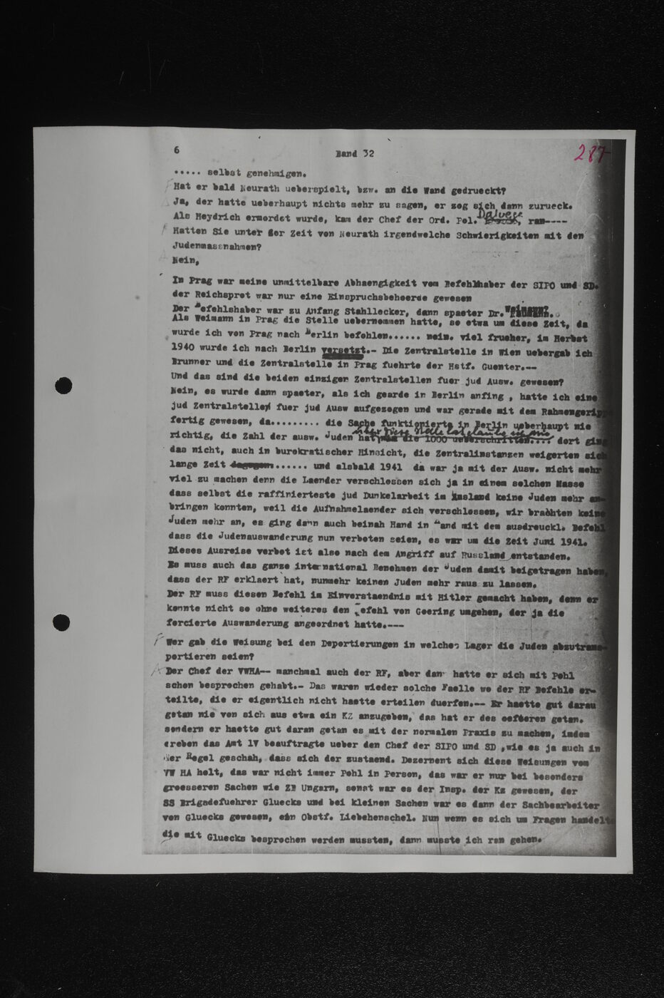 Scan 00139 of the Sassen transcript, O.65 file 86.