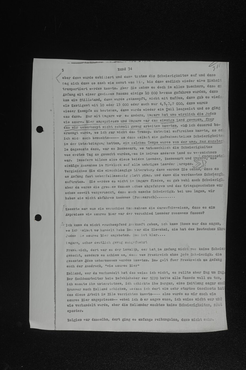 Scan 00162 of the Sassen transcript, O.65 file 86.
