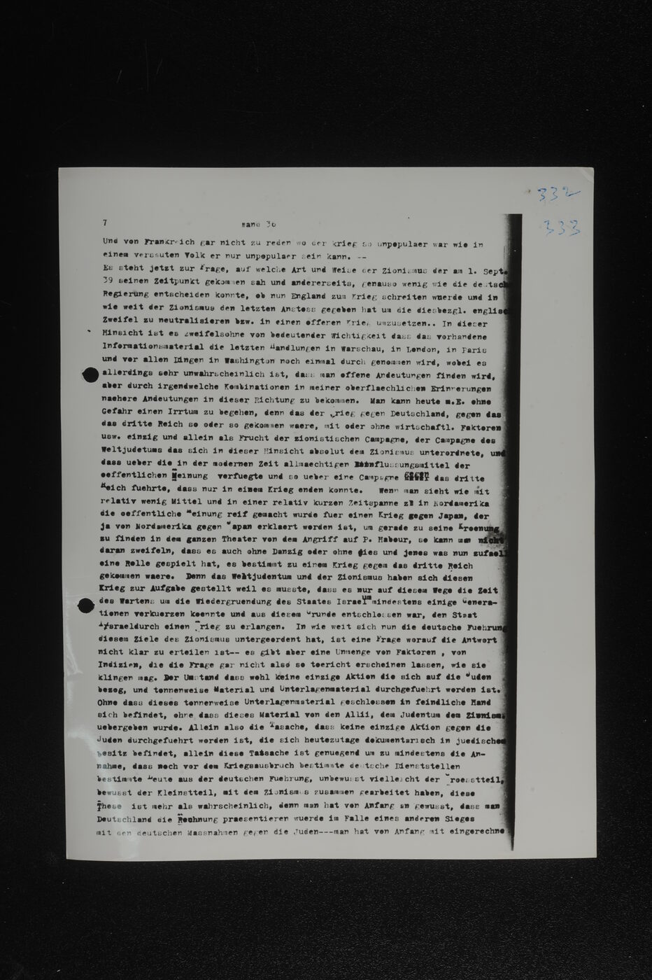 Scan 00183 of the Sassen transcript, O.65 file 86.