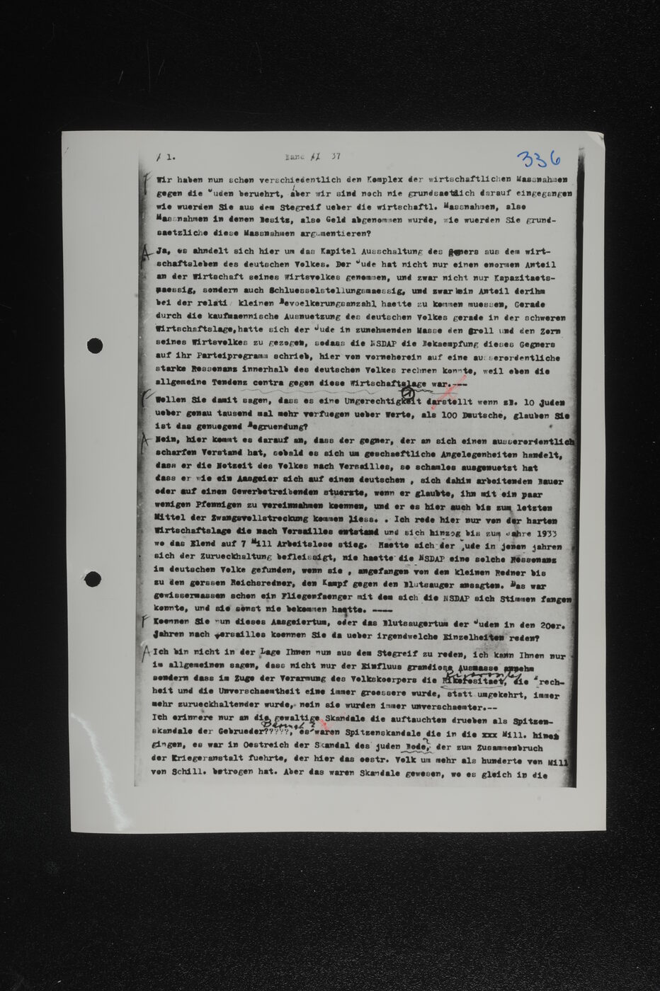 Scan 00186 of the Sassen transcript, O.65 file 86.
