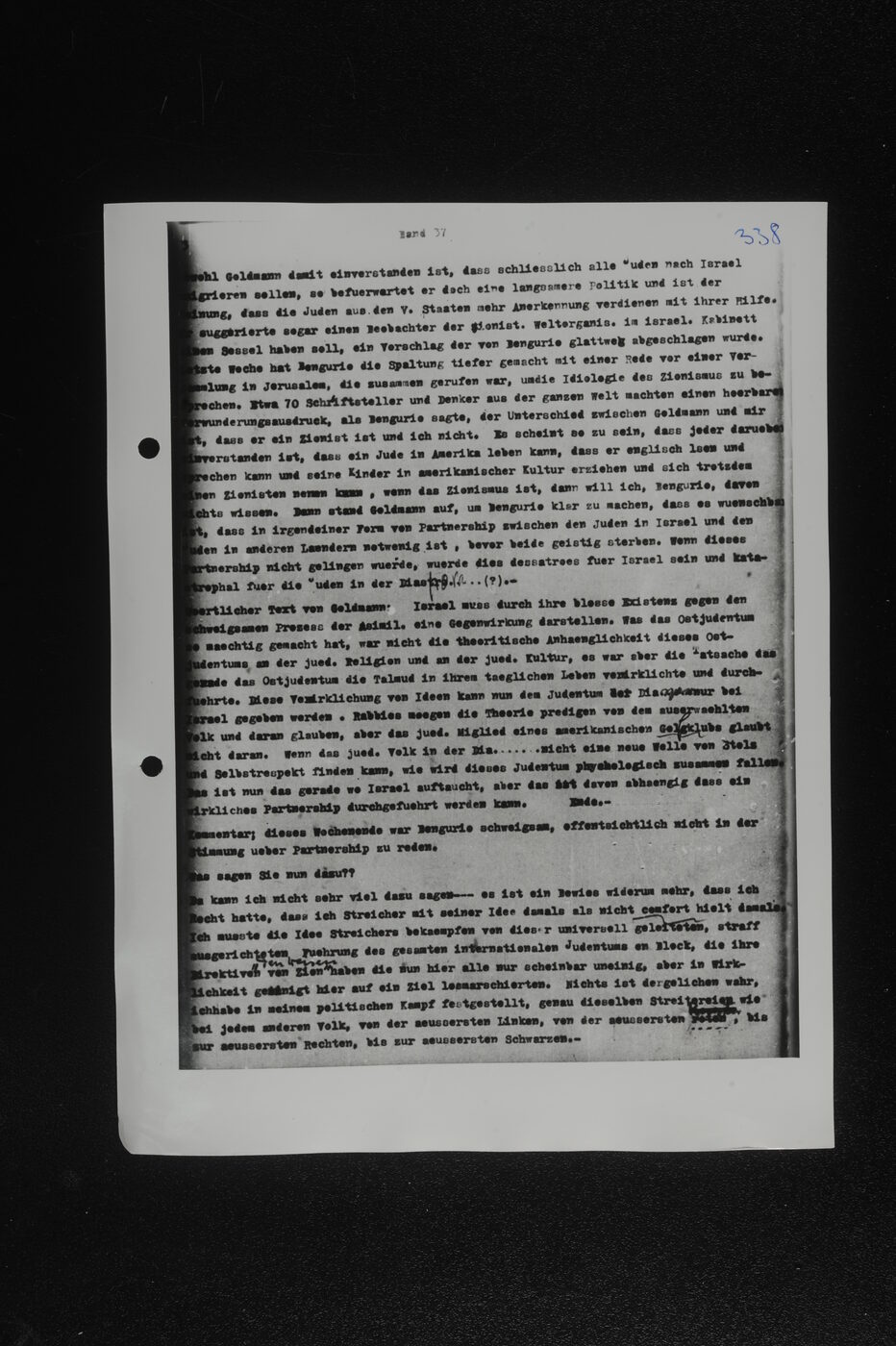 Scan 00188 of the Sassen transcript, O.65 file 86.