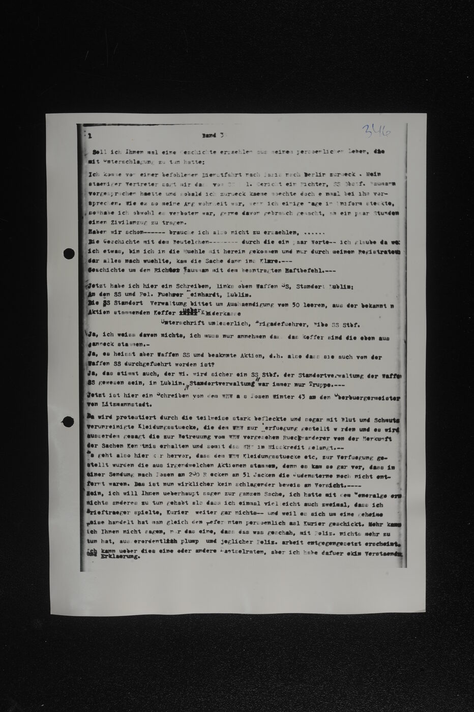 Scan 00196 of the Sassen transcript, O.65 file 86.